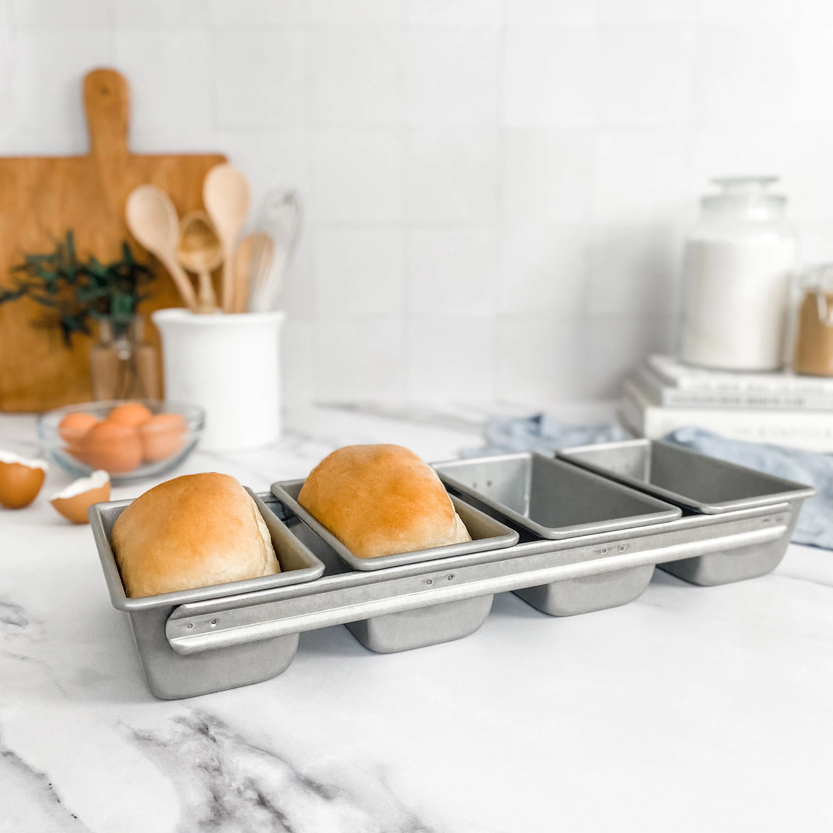 Strapped Mini Loaf Pan - Set Of 4 — berry + basil