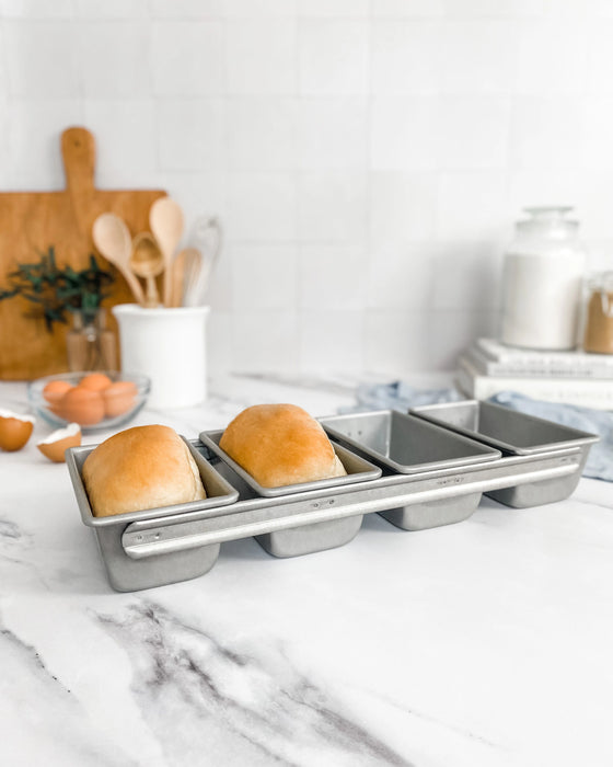 Strapped Mini Loaf Pan - Set Of 4