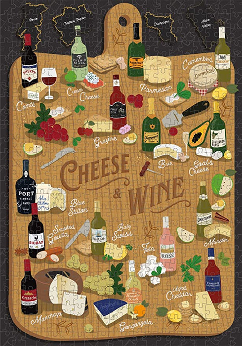 Cheese + Wine Puzzle