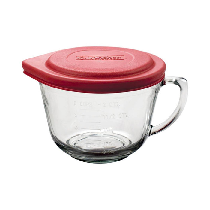 Batter Bowl w/ Red Lid 2 Qt.